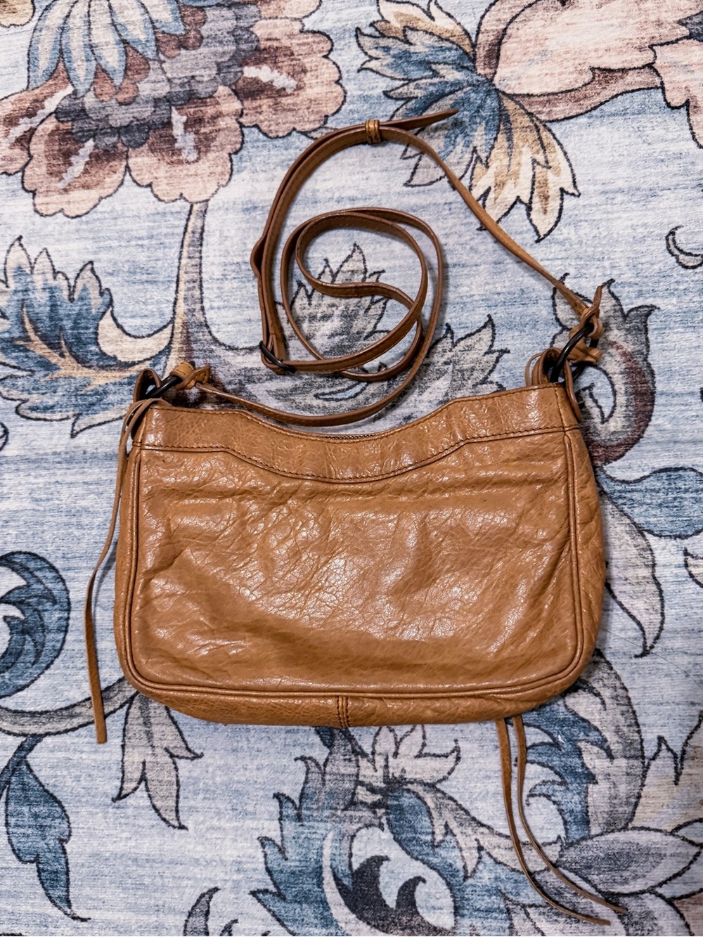 Excellent Balenciaga Motocross Lambskin Tan Leather hip bag - crossbody - Picture 2 of 3